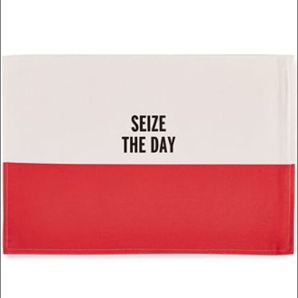 🆕 | NWT KATE SPADE NEW YORK ‘Seize the Day’ Placemat - Picture 4 of 4